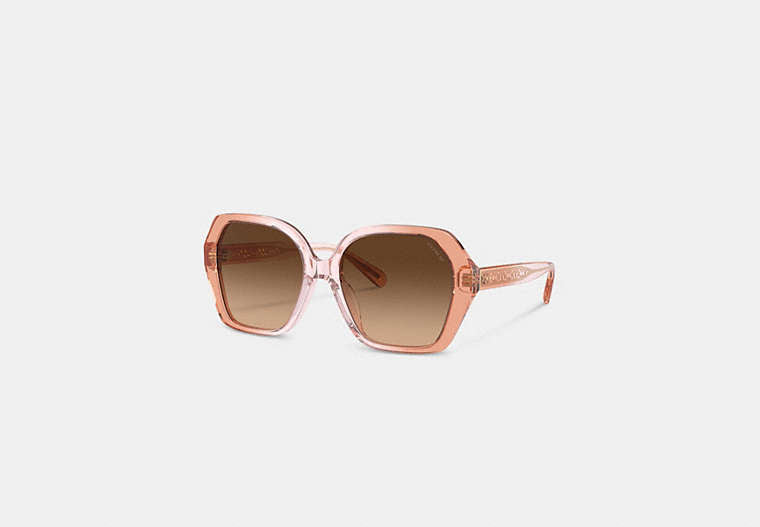 Signature Ombré Geometric Square Sunglasses