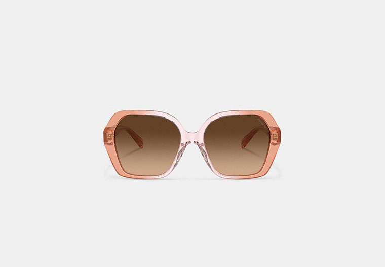 Signature Ombré Geometric Square Sunglasses