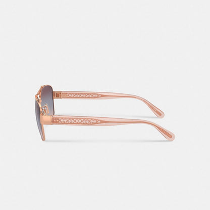 Signature Ombré Narrow Pilot Sunglasses