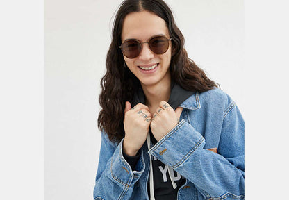 Metal Windsor Round Sunglasses