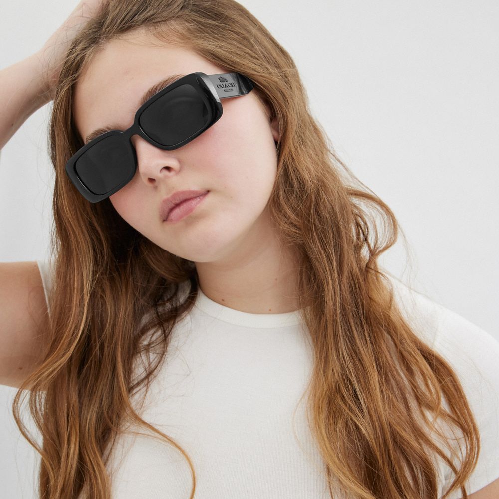 Narrow Rectangle Sunglasses