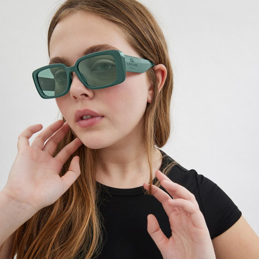 Narrow Rectangle Sunglasses