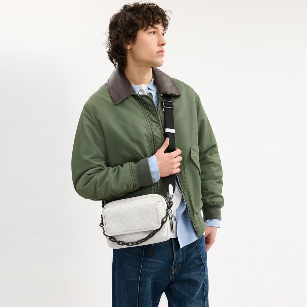 Charter Flap Crossbody Bag 24 In Signature Canvas