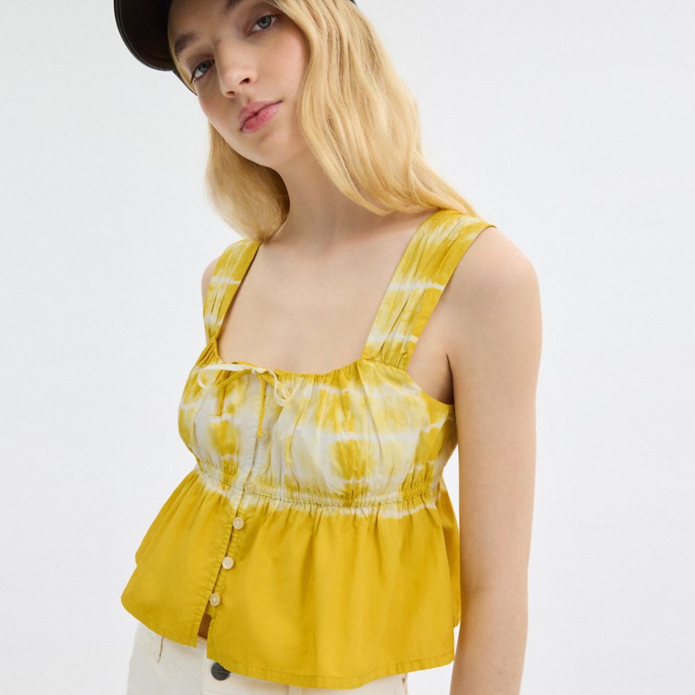 Tie Dye Tank Top In Organic Cotton