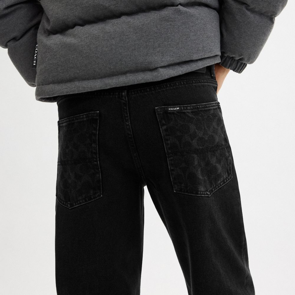 Straight Fit Denim Jeans
