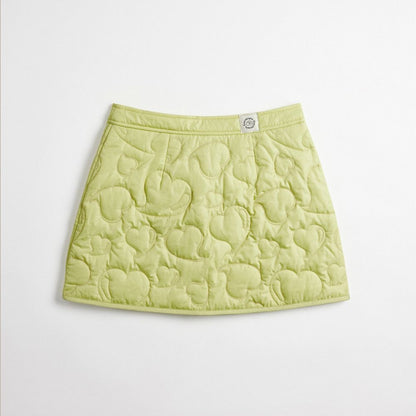 Coachtopia Loop Quilted Heart Mini Skirt