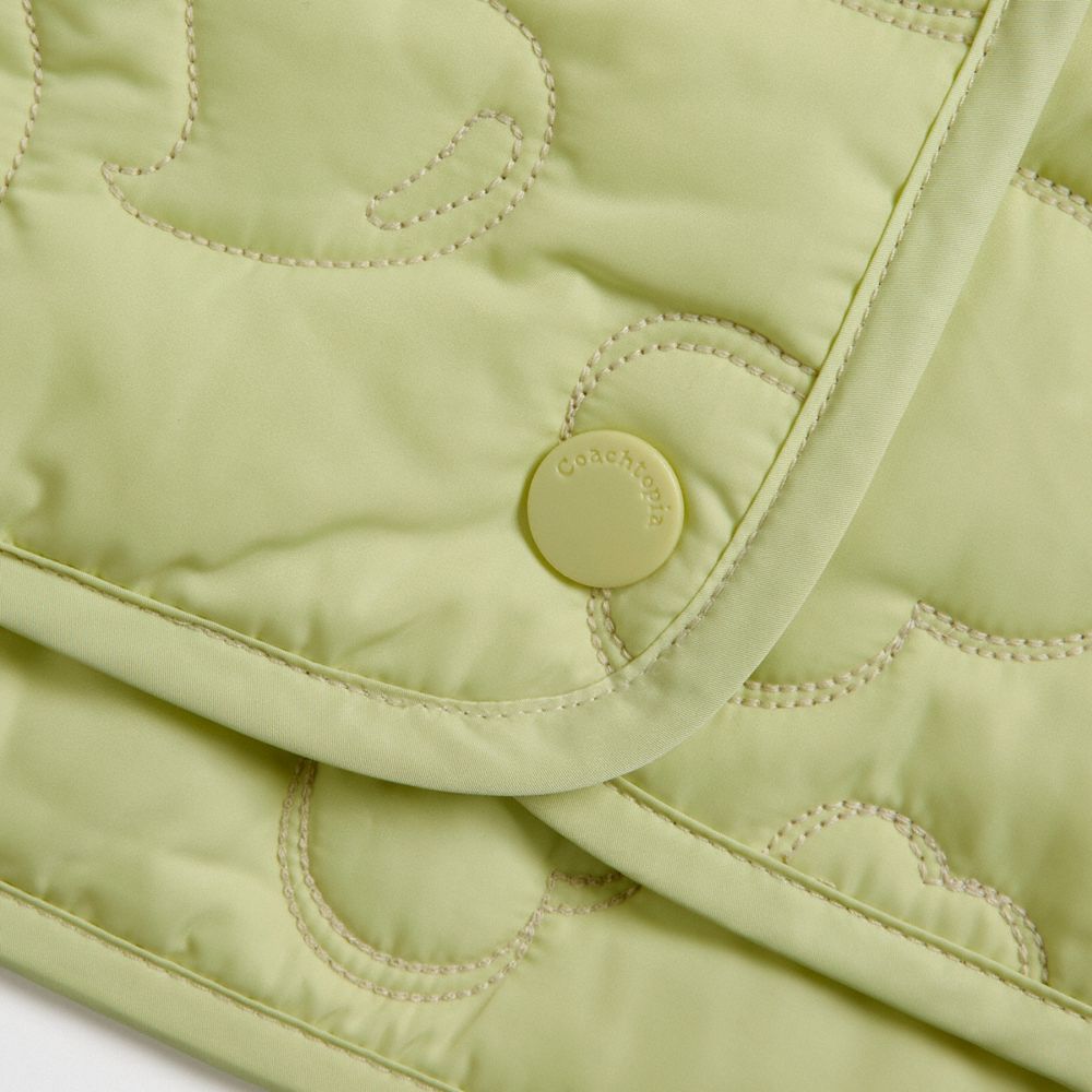 Coachtopia Loop Quilted Heart Mini Skirt