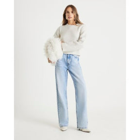 Cream Boucle Embellished Jumper