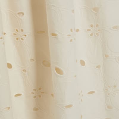 Cream Broderie Cami Maxi Dress