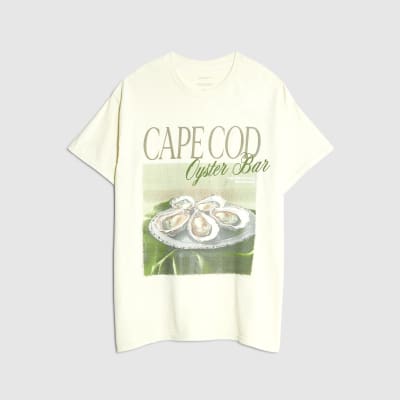 Cream Cape Cod Oyster Stud T-Shirt