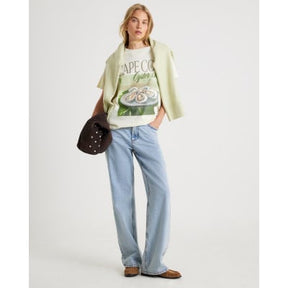 Cream Cape Cod Oyster Stud T-Shirt