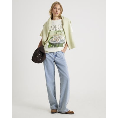 Cream Cape Cod Oyster Stud T-Shirt