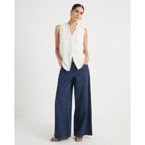 Cream Chain Detail Shell Top