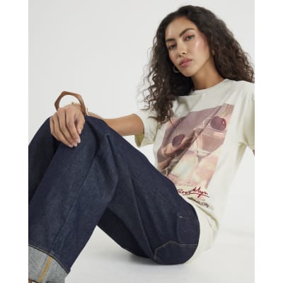 Cream Cherry Cocktail Photo T-Shirt
