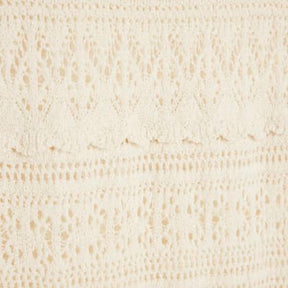 Cream Crochet Maxi Skirt