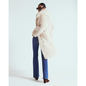 Cream Faux Fur Coat