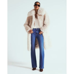 Cream Faux Fur Coat