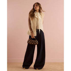 Cream Faux Fur Gilet