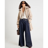 Cream Faux Shearling Coat