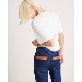 Cream Firenza Horse Monogram T-shirt