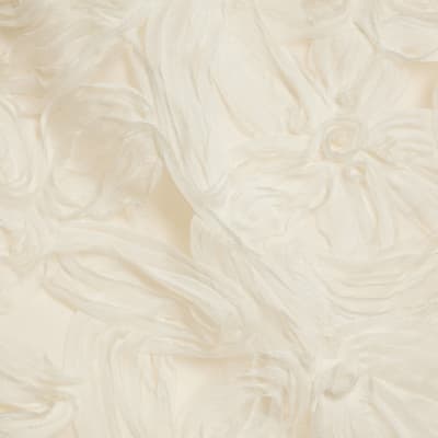 Cream Floral 3D Mini Skirt
