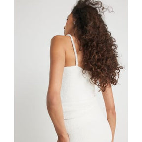 Cream Fluffy Cami Top