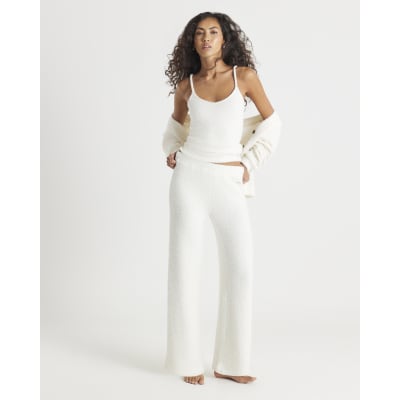 Cream Fluffy Cami Top