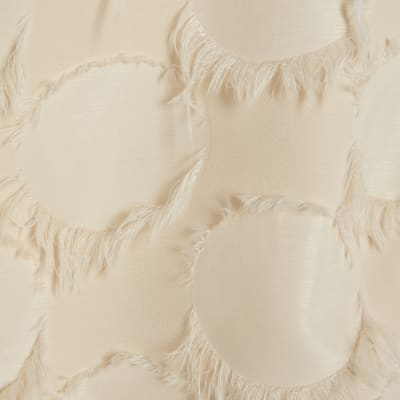 Cream Fringe Mini Dress