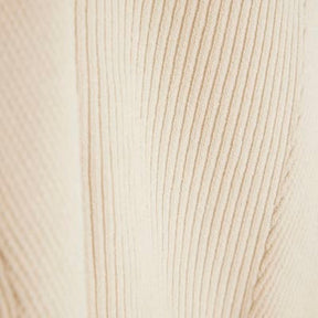 Cream Knit Bardot Top