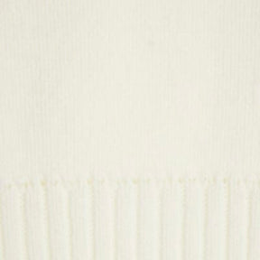 Cream Knitted Structured Shoulder Tank Top