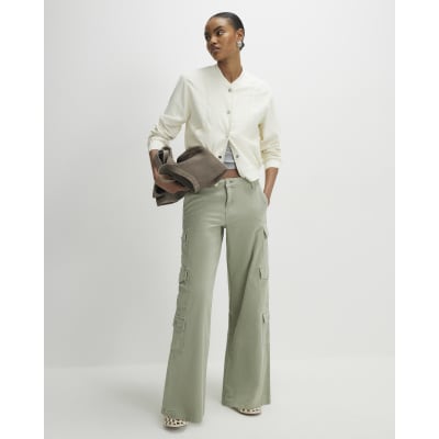Cream Linen Bomber Jacket
