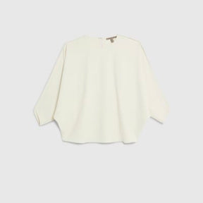 Cream Long Sleeve Batwing T-shirt
