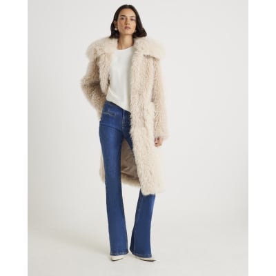 Cream Long Sleeve Batwing T-shirt