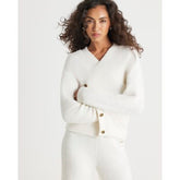 Cream Long Sleeve Fluffy Cardigan