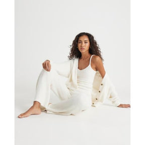 Cream Long Sleeve Fluffy Cardigan