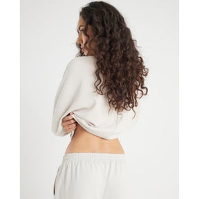 Cream Premium Long Sleeve Batwing Sweatshirt