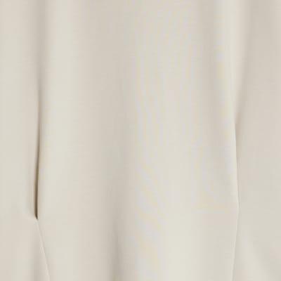 Cream Premium Long Sleeve Batwing Sweatshirt