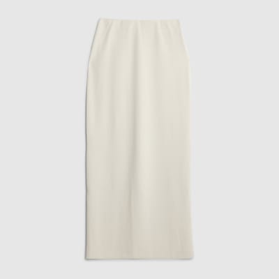 Cream Premium Maxi Skirt