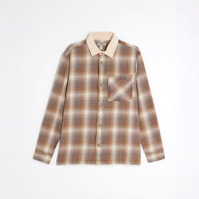 Cream Regular Fit Check Ame Saint Shirt