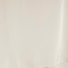 Cream Satin Turn Back Cuff T-shirt