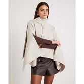 Cream Scarf Cape
