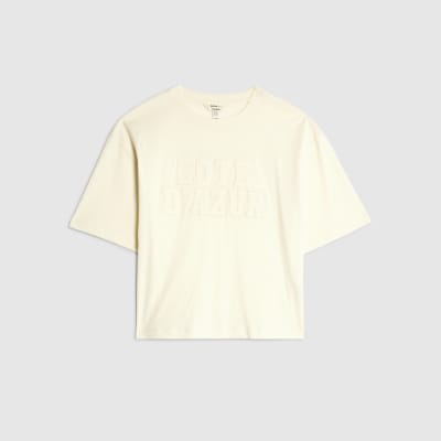Cream Short Sleeve Cote D'Azur T-shirt