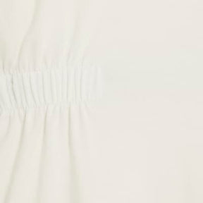 Cream Short Sleeve Elasticated Waist T-shirt