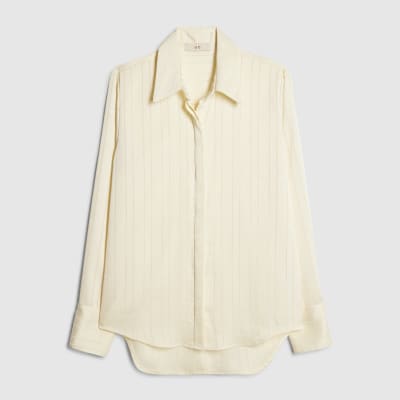 Cream Stripe Blouse