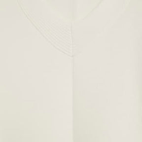 Cream Structured Sleeve Knitted Jumper