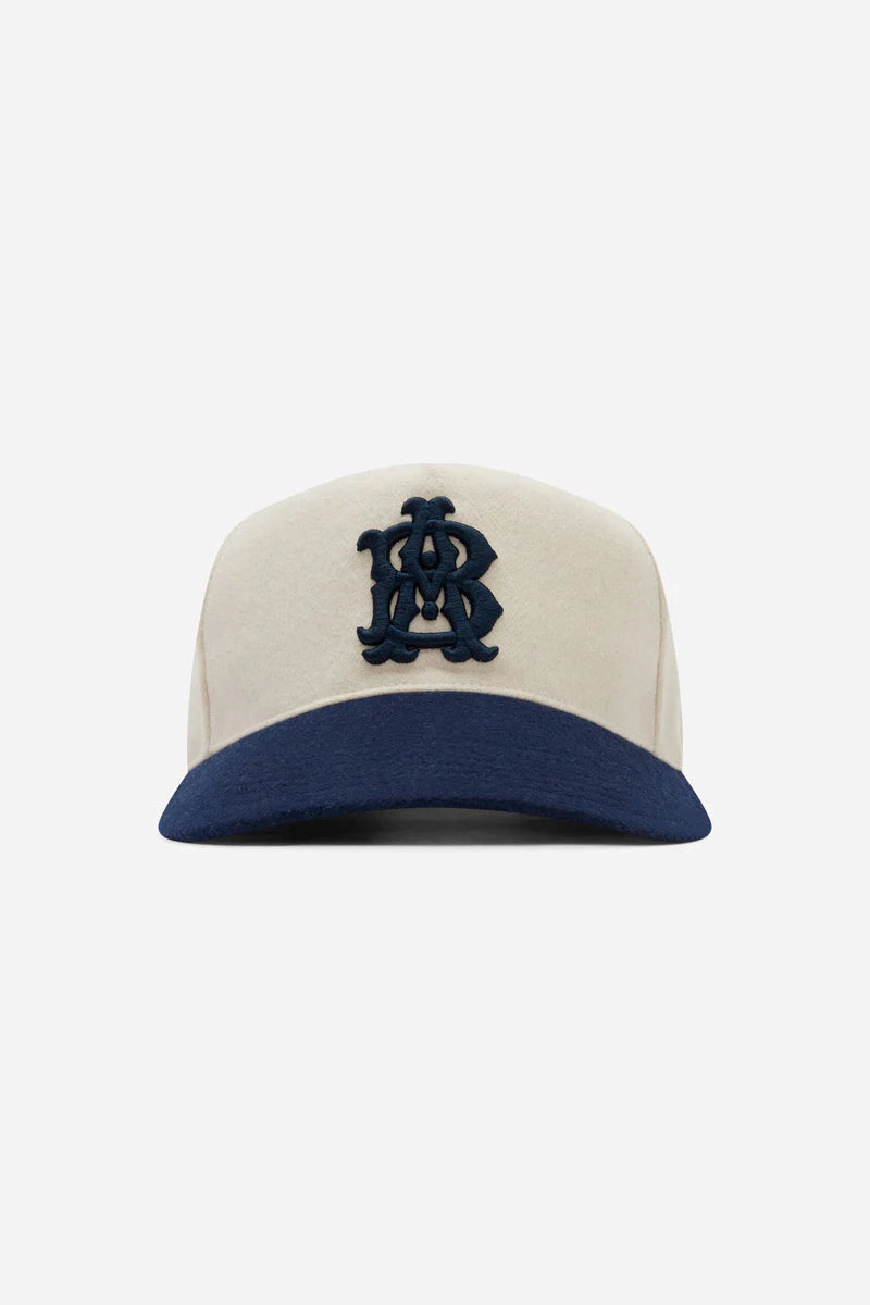 Monogram wool cap