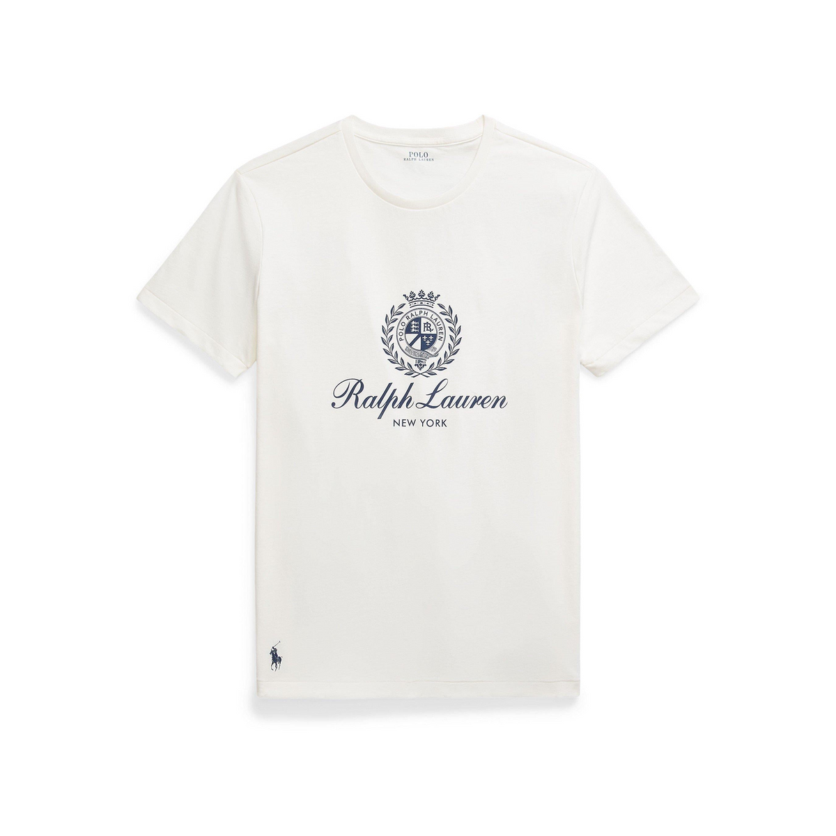 Crest Logo Crew Neck T-Shirt