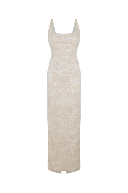 Croc Maxi Dress