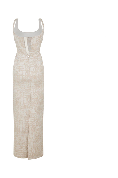 Croc Maxi Dress