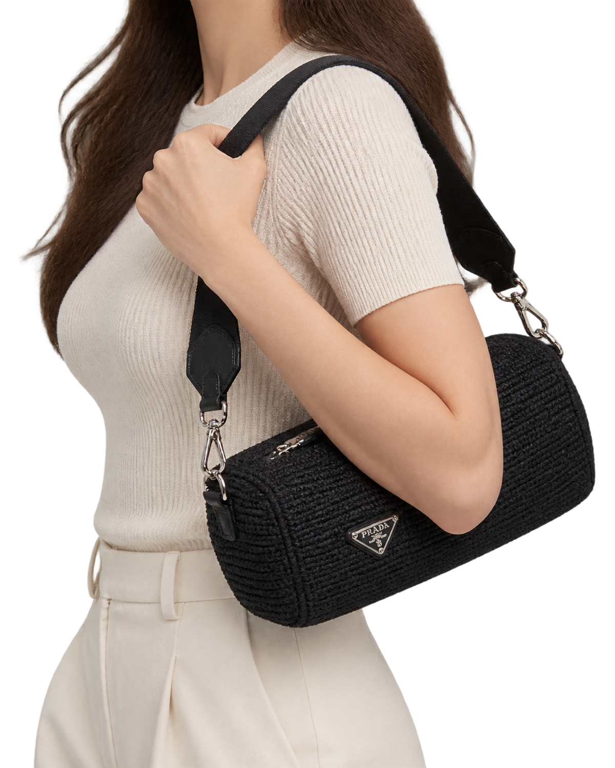 Crochet shoulder bag
